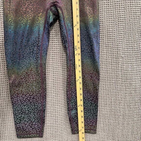 GRRRL high-waisted iridescent rainbow leopard Leggings Amanda/Heather (M/L) - Picture 8 of 10
